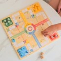 Tooky Toy TOOKY TOY Gry Planszowe Logiczne 2w1 Ludo Chińczyk + Uwolnij Zwierzątka