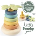 Smoby SMOBY Little Green Duża Piramidka z Krążków Bioplastik Palma 6el.