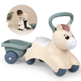 Smoby SMOBY Little Pierwszy Jeżdzik Pony Ride-On Kucyk z Przyczepką