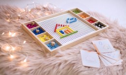 Viga Toys Drewniana układanka 2w1 Moziaka Chińczyk Viga Toys Montessori