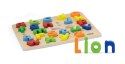 Viga Toys Puzzle Edukacyjne Drewniana Układanka Alfabet Literki Viga Toys