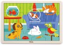 Viga Toys VIGA Drewniane Puzzle Zwierzęta Domowe 16 elementów