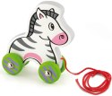 Viga Toys Viga drewniana Zebra do ciągnięcia