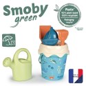 Smoby SMOBY GREEN Wiaderko z akcesoriami do piasku i konewką z bioplastiku