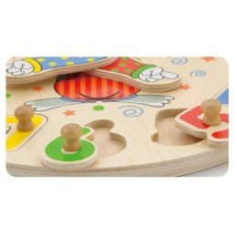 Viga Toys Drewniany Zegar Edukacyjny Sorter Liczb Viga Toys