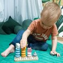 Viga Toys VIGA PolarB Drewniana Układanka Edukacyjna ze Zwierzątkami Montessori