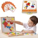 Viga Toys Viga Klocki Dienesa Drewniana Magnetyczna układanka w walizce Montessori