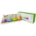 Tooky Toy TOOKY TOY Sorter Kształtów z Kolorowymi Blokami Montessori