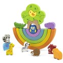 Viga Toys VIGA Drewniana Tęcza Układanka Klocki Kreatywne Montessori