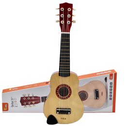 Viga Toys Viga Drewniana gitara dla dzieci Naturalna 21 cali 6 strun