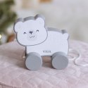 Viga Toys Viga Drewniany Miś Polarny do ciągnięcia - PolarB