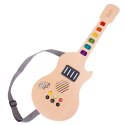 Classic World CLASSIC WORLD Drewniana Gitara Elektryczna Świecąca dla Dzieci