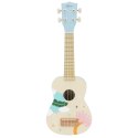 Classic World CLASSIC WORLD Drewniane Ukulele Gitara dla Dzieci Niebieskie