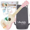 Classic World CLASSIC WORLD Drewniane Ukulele Gitara dla Dzieci Różowa