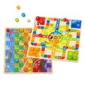 Tooky Toy TOOKY TOY Gry Planszowe Logiczne 2w1 Ludo Chińczyk + Uwolnij Zwierzątka