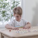 Viga Toys VIGA Gra Edukacyjna Drewniana Układanka Sortuj Dopasuj Kolory i Kształty 38 el. Montessori