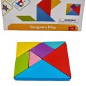 Tooky Toy TOOKY TOY Drewniane Puzzle Tangram Układanka