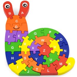 Viga Toys Drewniana układanka Puzzle Ślimak 3D Viga Toys Montessori