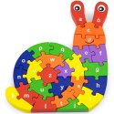 Viga Toys Drewniana układanka Puzzle Ślimak 3D Viga Toys Montessori