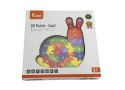 Viga Toys Drewniana układanka Puzzle Ślimak 3D Viga Toys Montessori