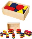 Viga Toys Drewniane Klocki Dienesa Figury geometryczne Viga Toys Montessori