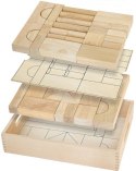 Viga Toys Drewniane klocki Viga Toys 46 elementy Montessori