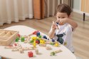 Viga Toys Drewniany zestaw konstrukcyjny Viga Toys 53 elementy w skrzynce Montessori