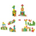 Viga Toys VIGA Drewniane Klocki Edukacyjne ZOO w Wiaderku 50 el.