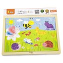 Viga Toys VIGA Drewniane Puzzle Park 24 Elementy