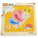 Viga Toys VIGA Poręczne Drewniane Puzzle Motylek