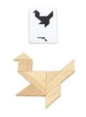 Viga Toys Viga Tangram Drewniana Gra Logiczna Układanka Klocki Łamigłówka Montessori