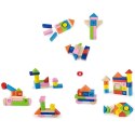 Viga Toys Viga Toys Klocki Drewniane Edukacyjne 100 elem. Cyferki Literki