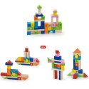 Viga Toys Viga Toys Klocki Drewniane Edukacyjne 100 elem. Cyferki Literki