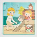 Classic World CLASSIC WORLD Puzzle 4w1 Dzień w Szkole