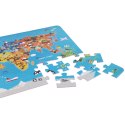 Classic World CLASSIC WORLD Puzzle Mapa Świata Kontynenty 48 el.