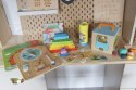 Tooky Toy Tooky Toy Edukacyjne Pudełko Montessori Układanka Liczydło Tablica Pogody 6w1 od 3 Lat