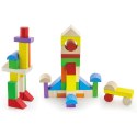 Viga Toys VIGA Drewniane Klocki Edukacyjne w Wiaderku 100 el.