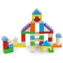 Viga Toys VIGA Drewniane Klocki Edukacyjne w Wiaderku 100 el.