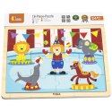 Viga Toys VIGA Drewniane Puzzle Cyrk 16 elementów