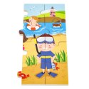 Viga Toys VIGA Drewniane Puzzle Lato 24 Elementy