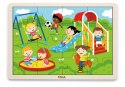 Viga Toys VIGA Drewniane Puzzle Plac Zabaw 16 elementów