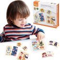 Viga Toys VIGA Drewniane Puzzle Układanka Dopasowanie Zawodów