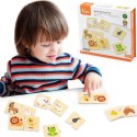 Viga Toys VIGA Drewniane Puzzle Układanka Zwierzątka Małe i Duże