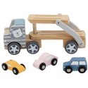 Viga Toys VIGA PolarB Drewniana laweta z samochodzikami Montessori