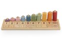 Viga Toys VIGA PolarB Drewniane Liczydło Sorter Nauka Liczb Montessori