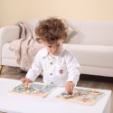 Viga Toys VIGA PolarB Drewniane Puzzle Pojazdy z Pinezkami