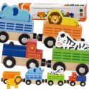 Viga Toys Viga Zestaw akcesoriów do kolejki - pociąg z dzikimi zwierzętami ZOO