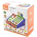 Viga Toys VIGA Drewniana Kasa sklepowa z akcesoriami Skaner Montessori