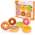 Viga Toys VIGA Drewniane Pączki Donaty 6 szt