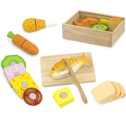 Viga Toys VIGA Lunch Zestaw do krojenia na rzepy Jedzenie